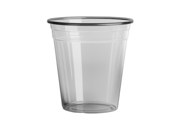 Single Clear Plastic Cup