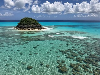 Fototapeta premium Getaway to the French Caribbean Archipelago Guadeloupe