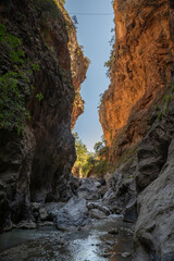 Sarakinas Gorge close to Mythoi village, about 20 km west of Ierapetra town, Lasithi prefecture. Crete, Greece