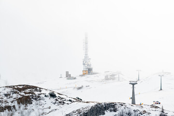 Monte Cimone, Modena, Italy, Europe, winter season