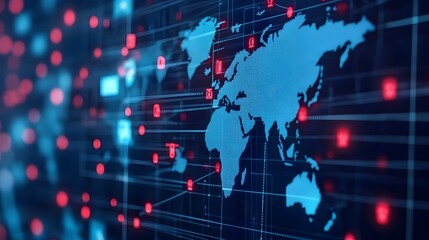 Obraz premium Global Recruiters Analyze Diverse Candidate Data in Collaborative Virtual Meeting