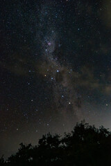 sky with stars and milky way 