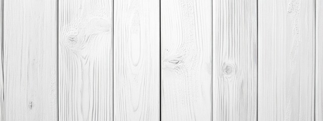 Naklejka premium White Painted Wooden Plank Background Texture with Smooth Surface and Copy Space for Text, Ideal for Minimalist Design and Contemporary Themes