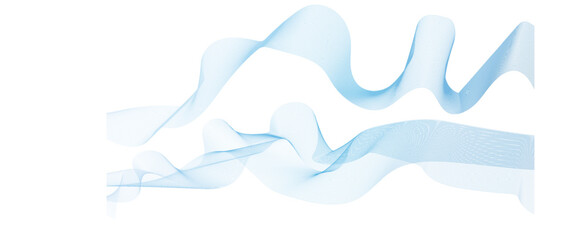 Abstract wave element for design.  Information technology smooth wave lines background.