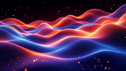 Obraz premium Modern digital abstract 3D background. Can be used in the description of network abilities, technological processes, digital storages, science, education, etc. Copy space. Based on Generative AI