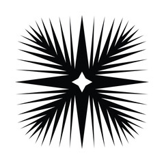 Obraz premium Geometric Black and White Pattern