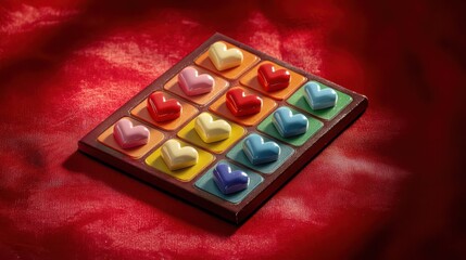 Valentines day four in a row board game