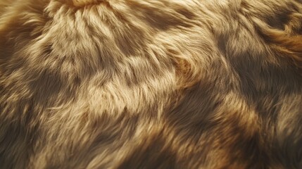 Naklejka premium Close up of a tiger's fur with a warm, fuzzy feeling. The fur is brown and black with a striped pattern 