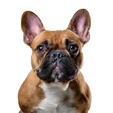 recommend clip art: Portrait of Fawn French Bulldog standing png clipart transparent