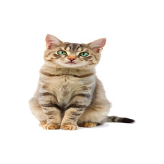 Fototapeta premium sticker template of cat cartoon 