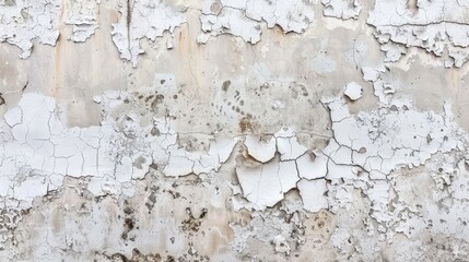 Obraz premium Texture of white cement wall with grungy background