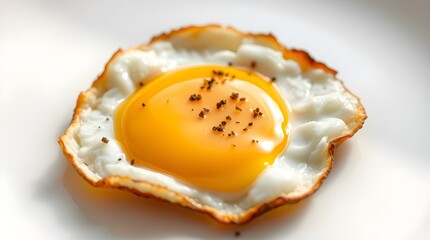 egg on a plate