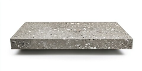Speckled gray stone slab, a modern design element.