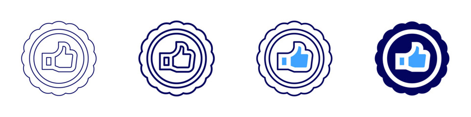 Eat like icon in 4 different styles. Thin Line, Line, Bold, and Bold Line. Duotone style. Editable stroke