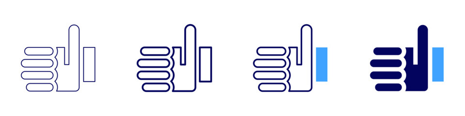 See like icon in 4 different styles. Thin Line, Line, Bold, and Bold Line. Duotone style. Editable stroke