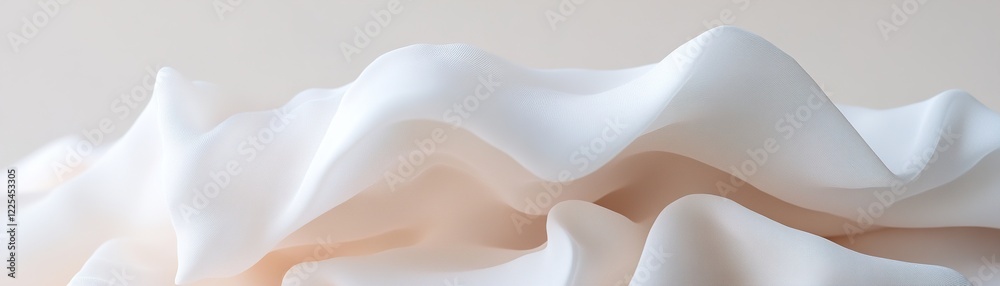 Poster delicate patterns intertwine to form an abstract display of smooth, flowing shapes. the soft curves 