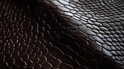 Close-up of snake skin texture. Animal surface pattern abstract style for background and wallpaper. Textile and fashion fabric design