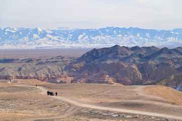 Picturesque Scenery of Charyn Canyon in Kazakhstan