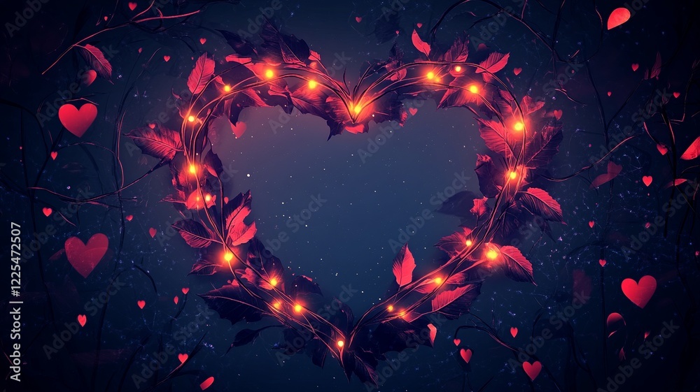 Poster A soft vector background featuring multiple hearts in varying sizes and shades of pink and red, ideal for love and affection themes.

