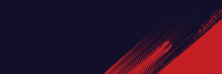 Halftone dots red and blue color pattern gradient grunge texture background. Dot pop art comic sport style vector illustration. grunge vector dots . eps 10