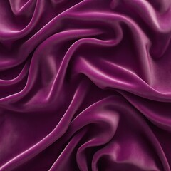 Obraz premium Luxurious purple satin fabric with soft flowing folds and smooth texture