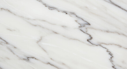 Obraz premium Elegant White Marble Texture with Gray Veins - High-Resolution Background Image