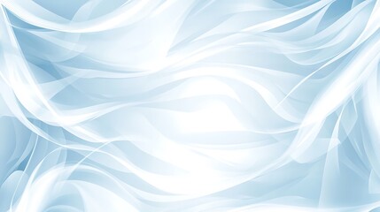 Fototapeta premium Abstract Light Blue Swirling Wave Design