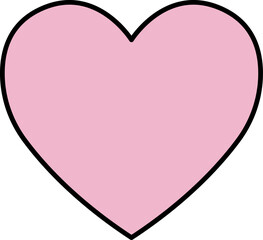 Heart icon. Valentines Day. Social network red heart buttons. Perfect Love symbol. Live stream video chat. Vector illustration isolated on white background.