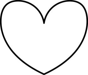 Heart icon. Valentines Day. Social network red heart buttons. Perfect Love symbol. Live stream video chat. Vector illustration isolated on white background.