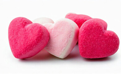 Fototapeta premium heart shaped candies