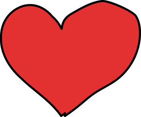 Heart icon. Valentines Day. Social network red heart buttons. Perfect Love symbol. Live stream video chat. Vector illustration isolated on white background.