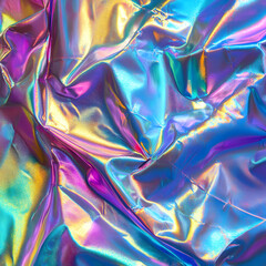 
Holographic rainbow foil iridescent texture abstract hologram background

