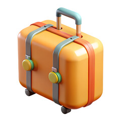 Travel Suitcase 3D Icon | Luggage for Adventures