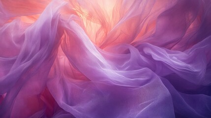Obraz premium Abstract Purple and Pink Fabric Drape