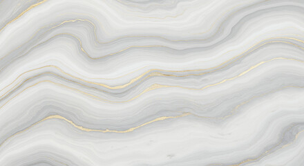 Obraz premium Elegant Grey and Gold Marble Texture Background - Luxury Design