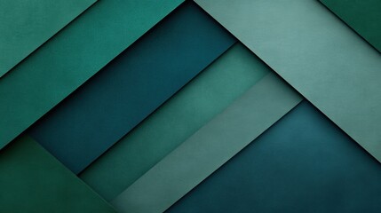 Abstract Teal and Green Geometric Background