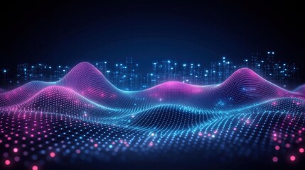 Abstract Digital Landscape