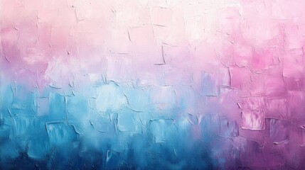Naklejka premium Abstract Pink and Blue Impasto Texture