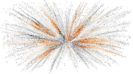 Obraz premium Abstract Explosion of Color and Light