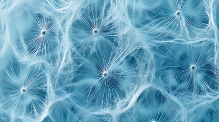 Delicate Dandelion Seeds Close Up background