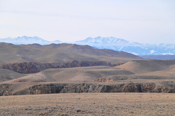 Beautiful View of Black Canyon Near Charyn Canyon in Kazakhstan