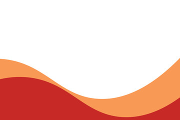 abstract orange wave