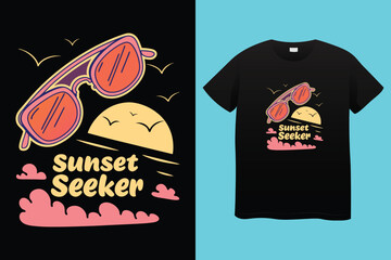 summer vacation day t-shirt design. Typography, modern, creative, classic t-shirt design. Illustrator graphics design. Editable template t-shirt design.