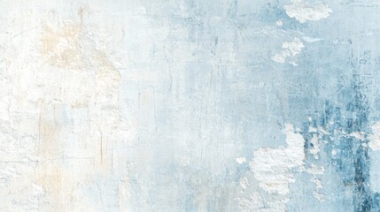 Obraz premium A textured, abstract background featuring soft blue hues with subtle white and gray elements, evoking a calm and serene atmosphere.