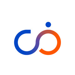 co logo infinity vector eps