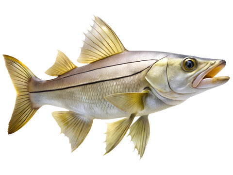snook fish isolated on transparent background