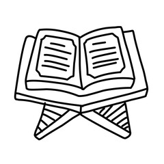 Doodle hand drawn ramadan