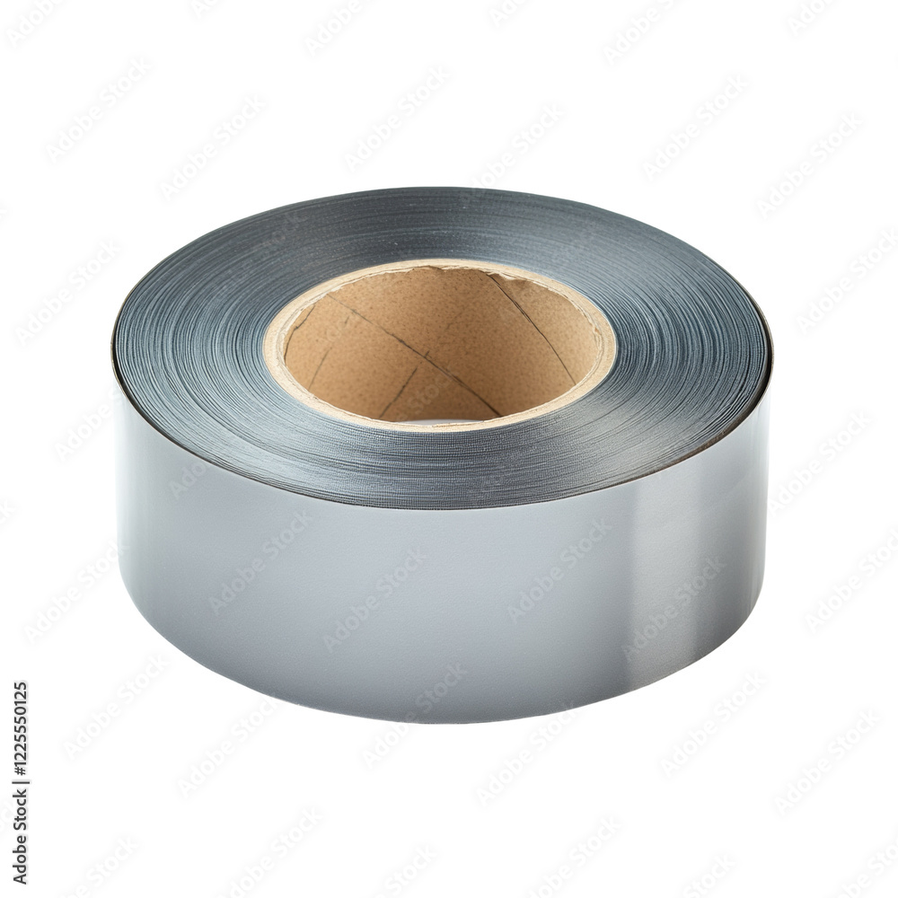 Poster the image shows a roll of light gray reflective material on a black background, likely used for safe