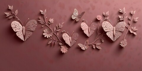 flower on wooden background
