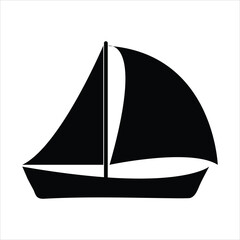 ship isolated on white background